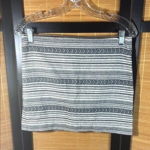 GAP Black and Gray Pencil Mini Skirt Resort Wear